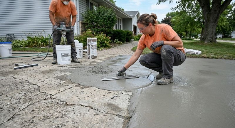 Concrete Driveway Resurfacing in Corpus Christi, TX