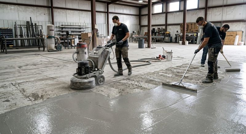 Concrete Floor Resurfacing in West Des Moines, IA