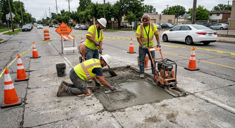 Concrete Pavement Repair in Miami Dade County, FL