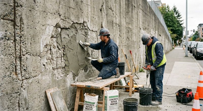 Concrete Wall Repair in Corpus Christi, TX