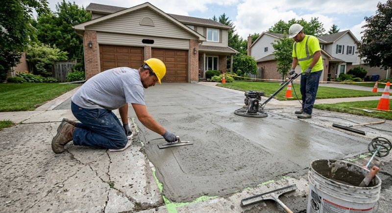 Garage Concrete Resurfacing in Des Moines, IA