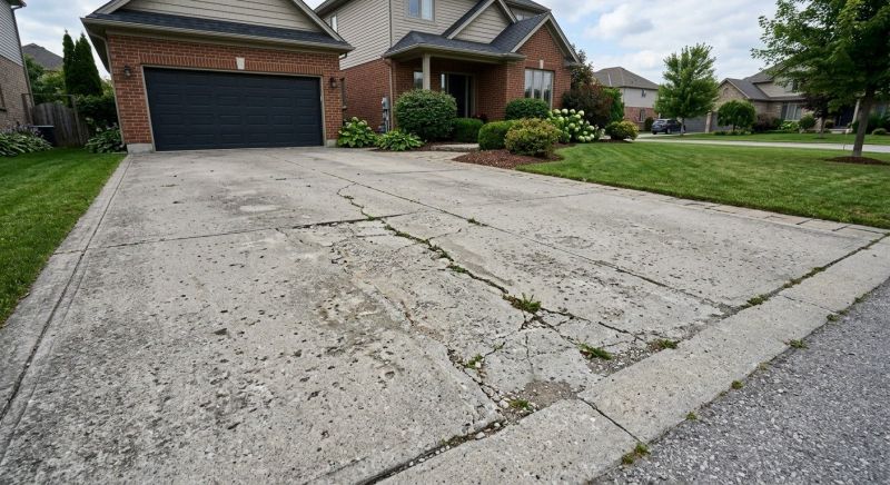 Cement Driveway Repair in West Des Moines, IA