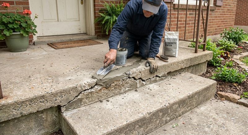 Chipped Concrete Repair in Miami Dade County, FL