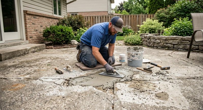 Chipped Concrete Repair in Corpus Christi, TX
