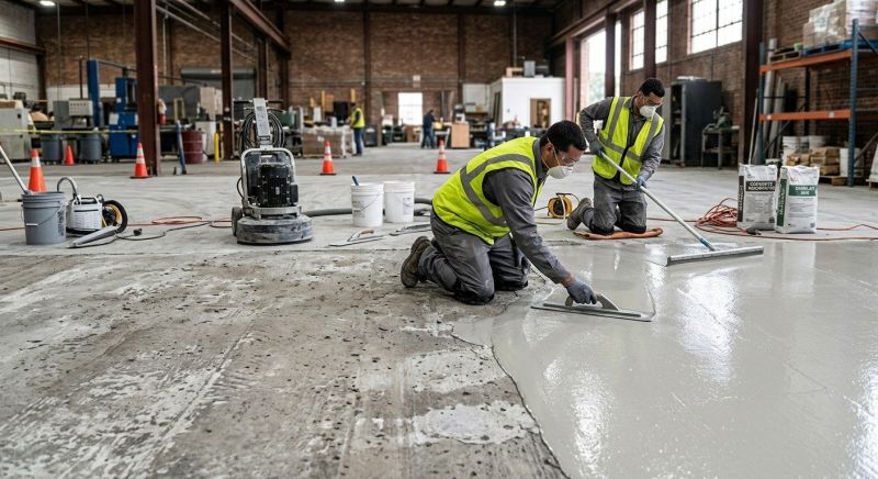 Concrete Floor Refinishing in Des Moines, IA