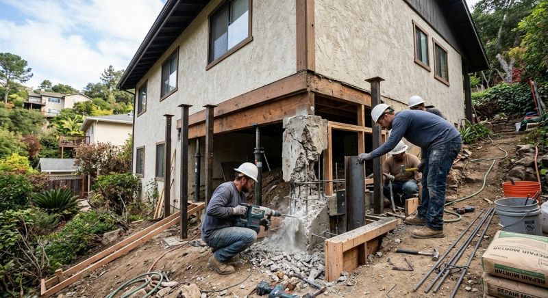 Concrete Foundation Repair in Columbus, OH