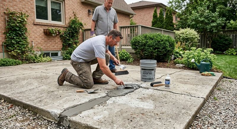 Concrete Patio Repair in Albany, NY