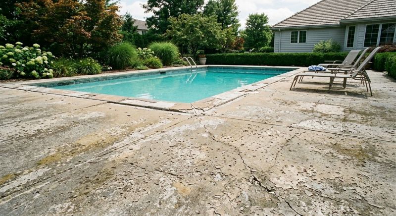 Concrete Pool Deck Resurfacing in West Des Moines, IA