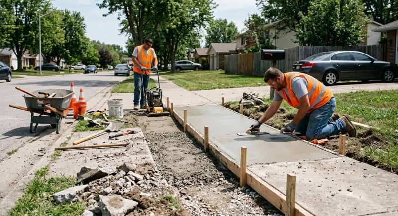 Concrete Sidewalk Repair in Corpus Christi, TX