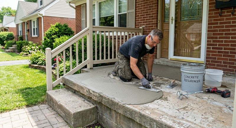 Concrete Stairs Resurfacing in West Des Moines, IA
