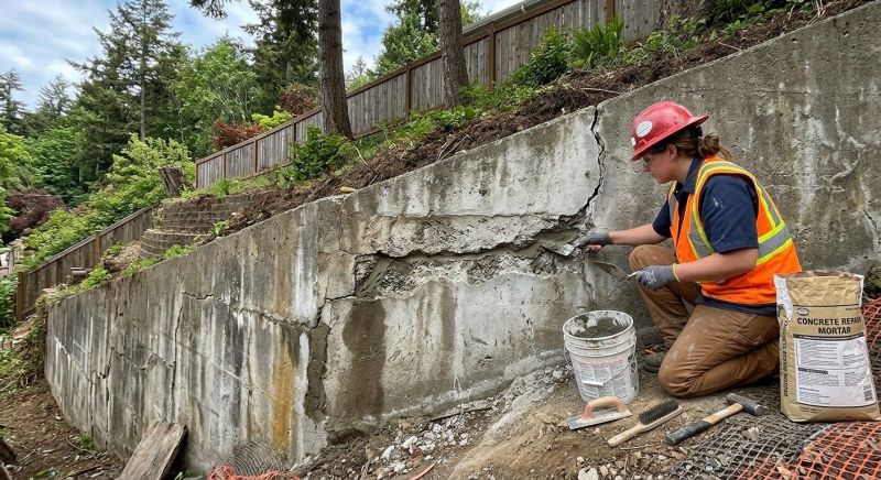 Concrete Wall Patching in Corpus Christi, TX