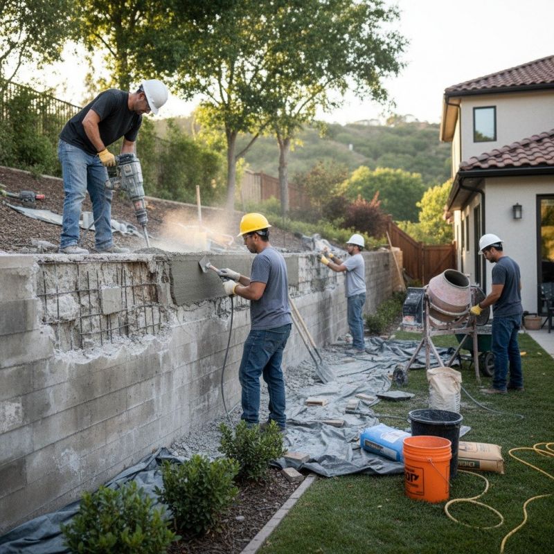 Concrete Wall Patching in Corpus Christi, TX