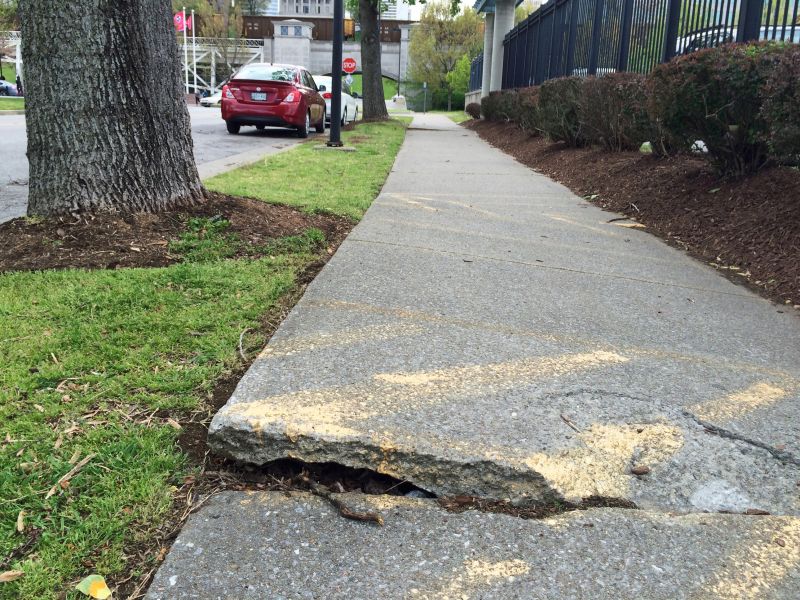 Cracked Sidewalk Repair in Corpus Christi, TX