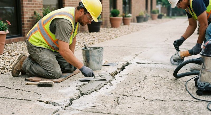 Cracked Sidewalk Repair in Corpus Christi, TX