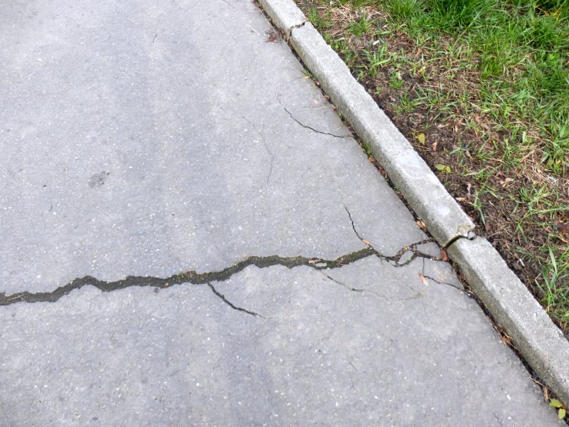 Cracked Sidewalk Repair in West Des Moines, IA