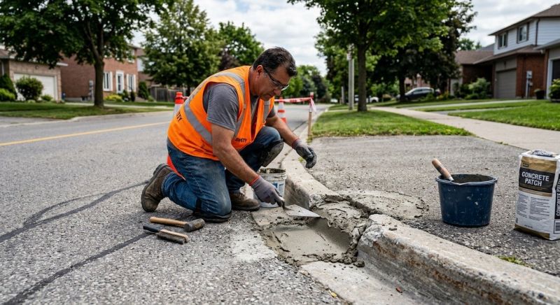 Curb Repair in Des Moines, IA