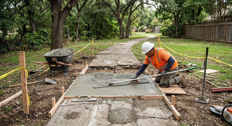 Entryway Concrete Repair in Corpus Christi, TX