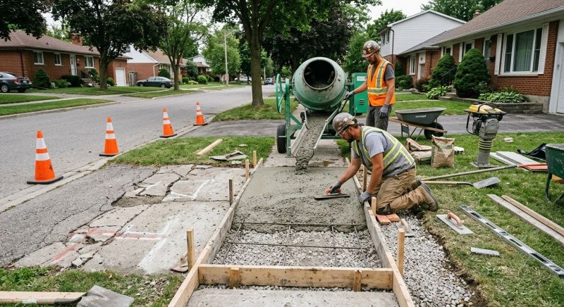 Entryway Concrete Repair in Miami Dade County, FL