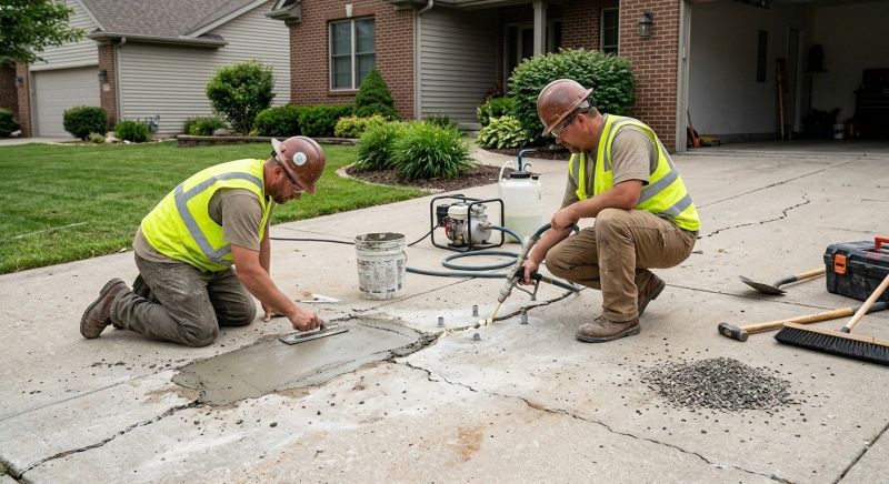 Parking Slab Repair in West Des Moines, IA