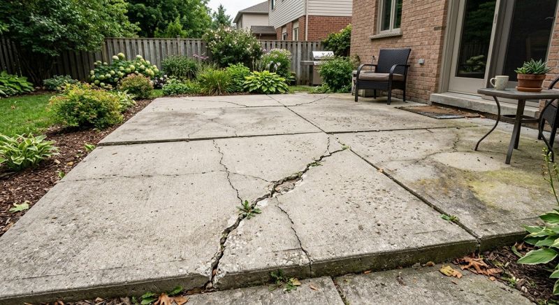 Patio Slab Repair in Des Moines, IA