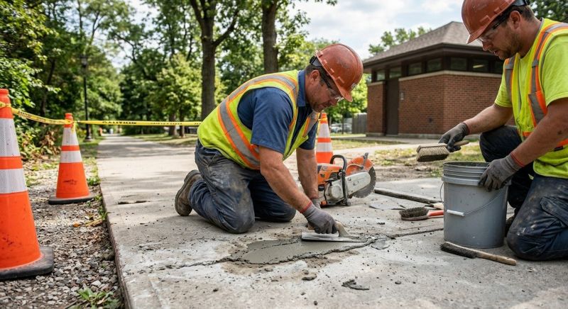 Sidewalk Concrete Repair in Corpus Christi, TX
