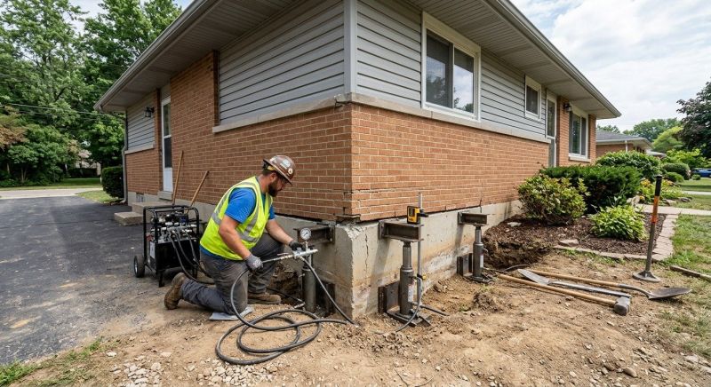 Sinking Foundation Lifting in Tampa, FL
