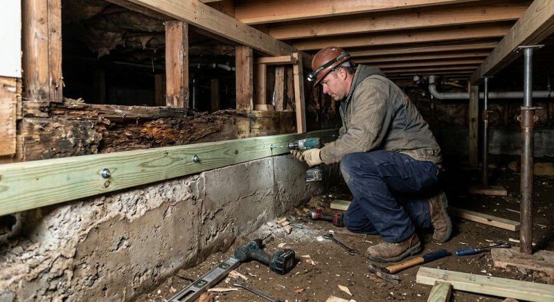 Sinking Foundation Repair in Tampa, FL