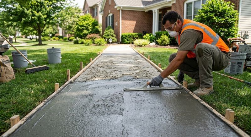 Walkway Resurfacing in West Des Moines, IA