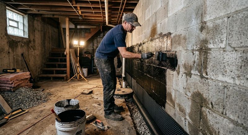 Wall Waterproofing in Columbus, OH